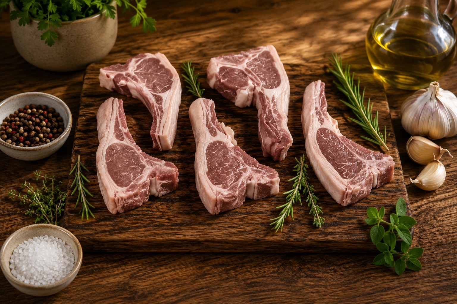 Primal King Lamb Loin Chops 1kg